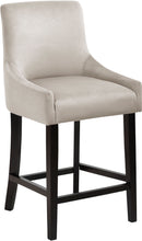 Load image into Gallery viewer, Demi Black Velvet Stool