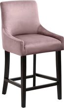 Load image into Gallery viewer, Demi Black Velvet Stool