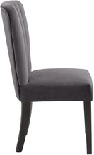 Load image into Gallery viewer, Shelby Grey Velvet Dining Chair