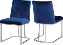 Load image into Gallery viewer, Heidi Black Velvet Dining Chair