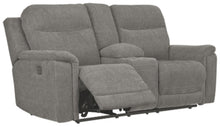 Load image into Gallery viewer, Mouttrie Power Reclining Loveseat with Console