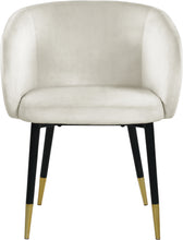 Load image into Gallery viewer, Louise Black Velvet Dining Chair