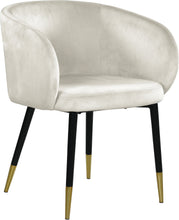 Load image into Gallery viewer, Louise Black Velvet Dining Chair