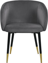 Load image into Gallery viewer, Louise Black Velvet Dining Chair