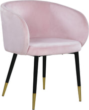 Load image into Gallery viewer, Louise Black Velvet Dining Chair