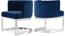 Load image into Gallery viewer, Gianna Black Velvet Dining Chair