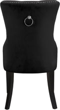 Load image into Gallery viewer, Nikki Black Velvet Dining Chair