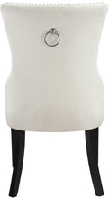 Load image into Gallery viewer, Nikki Cream Velvet Dining Chair
