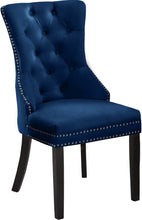 Load image into Gallery viewer, Nikki Black Velvet Dining Chair