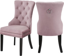 Load image into Gallery viewer, Nikki Black Velvet Dining Chair