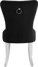 Load image into Gallery viewer, Carmen Black Velvet Dining Chair