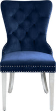 Load image into Gallery viewer, Carmen Black Velvet Dining Chair
