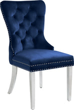 Load image into Gallery viewer, Carmen Black Velvet Dining Chair