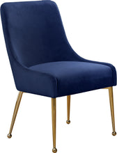 Load image into Gallery viewer, Owen Black Velvet Dining Chair