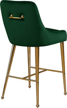Load image into Gallery viewer, Owen Green Velvet Stool