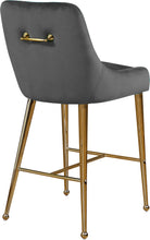 Load image into Gallery viewer, Owen Black Velvet Stool
