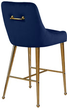 Load image into Gallery viewer, Owen Black Velvet Stool