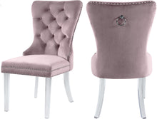 Load image into Gallery viewer, Miley Black Velvet Dining Chair