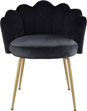Load image into Gallery viewer, Claire Black Velvet Dining Chair