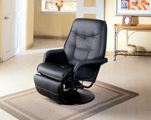 Load image into Gallery viewer, Berri Contemporary Black Swivel Recliner