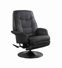 Load image into Gallery viewer, Berri Contemporary Black Swivel Recliner