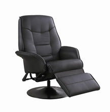 Load image into Gallery viewer, Berri Contemporary Black Swivel Recliner