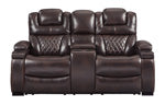 Load image into Gallery viewer, Warnerton Power Reclining Loveseat with Console