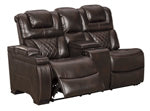 Load image into Gallery viewer, Warnerton Left-Arm Facing Power Reclining Loveseat with Console