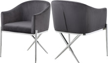 Load image into Gallery viewer, Xavier Black Velvet Dining Chair