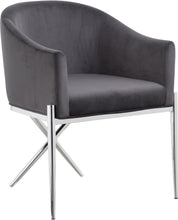 Load image into Gallery viewer, Xavier Black Velvet Dining Chair