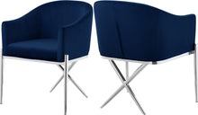 Load image into Gallery viewer, Xavier Black Velvet Dining Chair