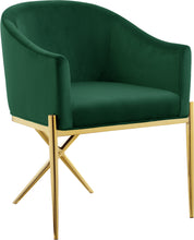 Load image into Gallery viewer, Xavier Grey Velvet Dining Chair