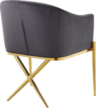 Load image into Gallery viewer, Xavier Black Velvet Dining Chair