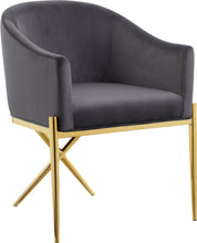 Load image into Gallery viewer, Xavier Black Velvet Dining Chair