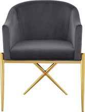 Load image into Gallery viewer, Xavier Black Velvet Dining Chair