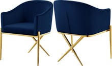 Load image into Gallery viewer, Xavier Black Velvet Dining Chair