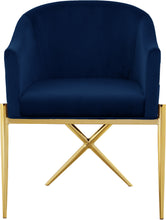 Load image into Gallery viewer, Xavier Black Velvet Dining Chair