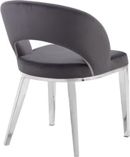 Load image into Gallery viewer, Roberto Black Velvet Dining Chair