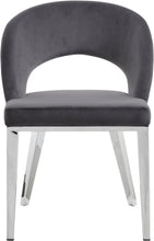 Load image into Gallery viewer, Roberto Black Velvet Dining Chair