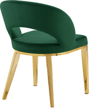 Load image into Gallery viewer, Roberto Grey Velvet Dining Chair