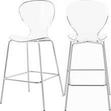 Load image into Gallery viewer, Clarion Chrome Stool