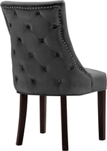 Load image into Gallery viewer, Hannah Grey Velvet Dining Chair