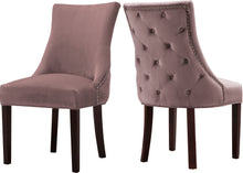 Load image into Gallery viewer, Hannah Pink Velvet Dining Chair