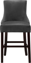 Load image into Gallery viewer, Hannah Black Velvet Stool