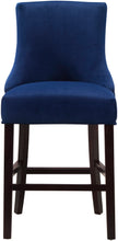Load image into Gallery viewer, Hannah Black Velvet Stool