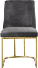 Load image into Gallery viewer, Heidi Black Velvet Dining Chair