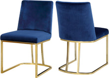 Load image into Gallery viewer, Heidi Black Velvet Dining Chair