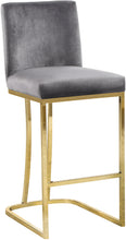 Load image into Gallery viewer, Heidi Black Velvet Stool