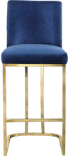 Load image into Gallery viewer, Heidi Black Velvet Stool