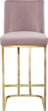 Load image into Gallery viewer, Heidi Black Velvet Stool